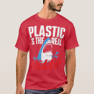 Camiseta El Plástico Femenino Es El Verdadero Océano De Ama