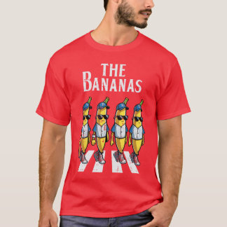 Camiseta El plátano cruzando divertido meme parodia hombres