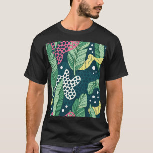 Camiseta El plátano deja colores abstractos y de moda