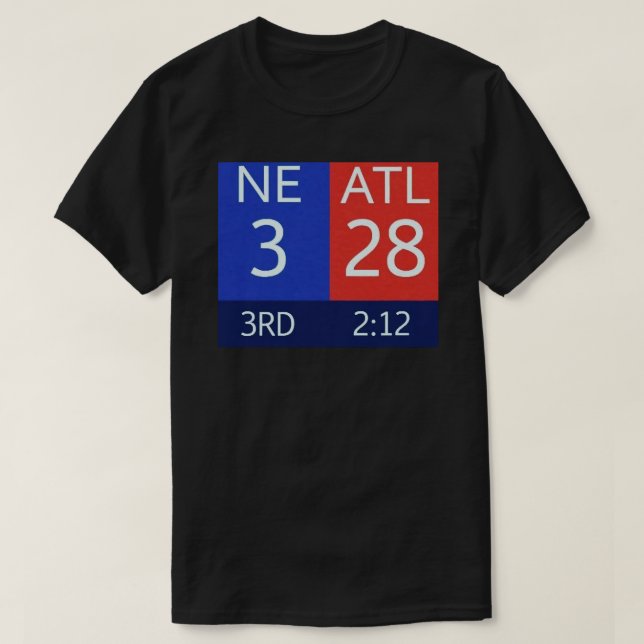 Camiseta El plomo Falcons 28-3 (Diseño del anverso)