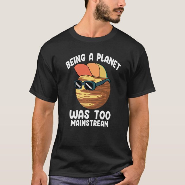 Camiseta El Plutón Como Planeta Era Muy Corriente (Anverso)