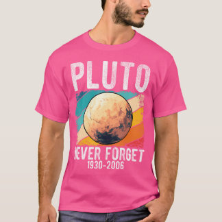 Camiseta El Plutón nunca olvida 1930-2006 La Astronomía Plu