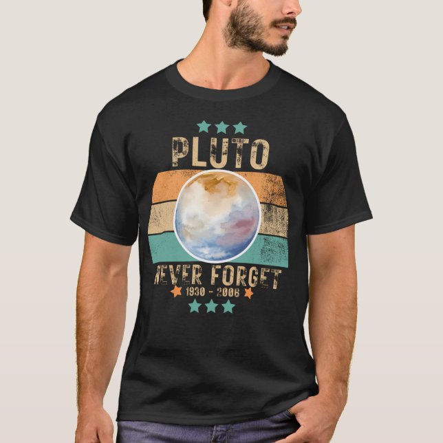 Camiseta El Plutón nunca olvida el estilo retro clásico 1 (Anverso)