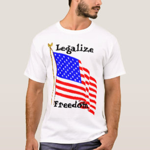 Camiseta El png de la bandera de la, legaliza la libertad