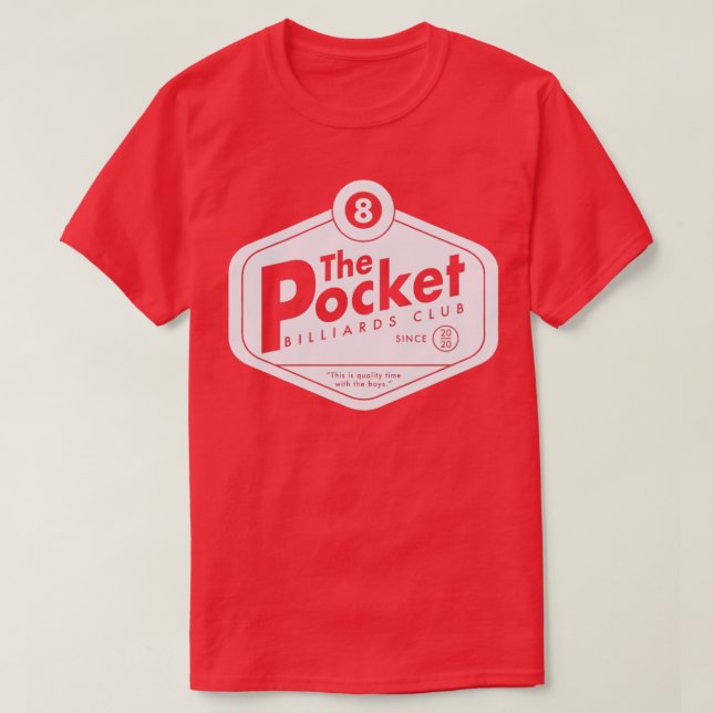 Camiseta El Pocket Billiards Club Dark Classic TShirt (Diseño del anverso)