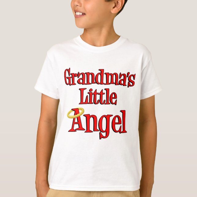 Camiseta El poco ángel de la abuela (Anverso)