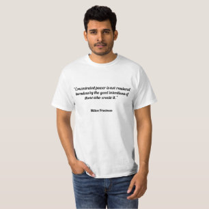 Camiseta El poder concentrado no es hecho inofensivo por