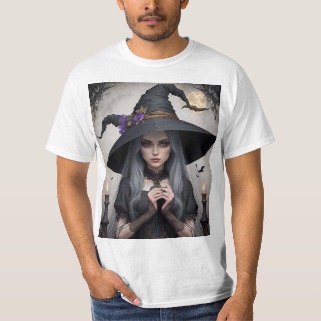 Camiseta El Poder de la Bruja: Magia y Misterio (Anverso)