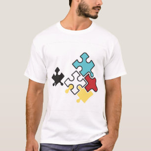 Camiseta El poder de los colores en los rompecabezas