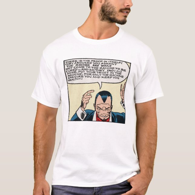 Camiseta El poder de los cómics del espacio ultraterrestre  (Anverso)