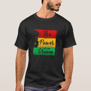 Camiseta El poder de un sueño de la historia negra en el me