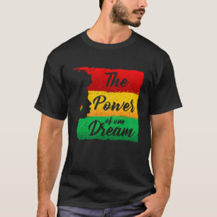 Camiseta El poder de un sueño de la historia negra en el me