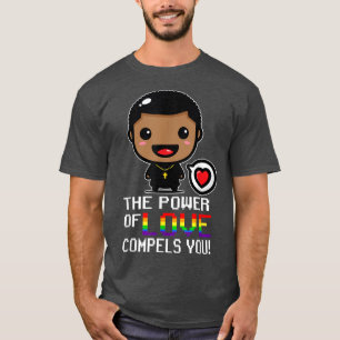 Camiseta El Poder Del Amor Te Obliga A Los Orgullos Negros