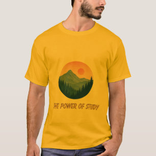 Camiseta El Poder del Estudio – Motivación de la Naturaleza
