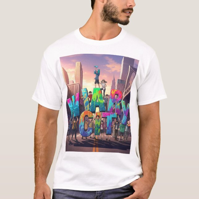 Camiseta El poder del graffiti urbano (Anverso)
