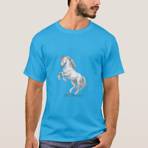 Camiseta El Poder del Semental Gráfico de Caballo Majestu
