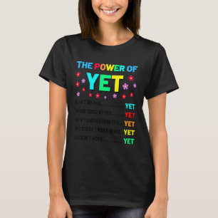 Camiseta El PODER del tejido Inspirador de los vibraciones