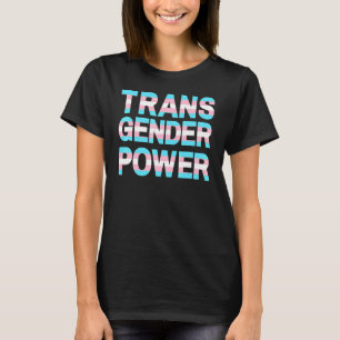 Camiseta El poder transgénero Trans Orgullo Lgbtqia Hombres
