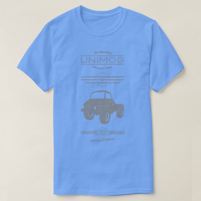 Camiseta El poderoso Unimog (Diseño del anverso)