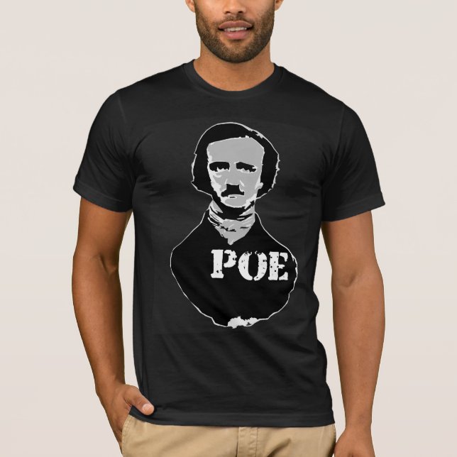 Camiseta El Poe estarce para las oscuridades 1 (Anverso)