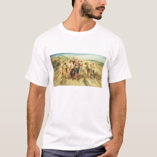 Camiseta El poeta Anacreon (570-485 A.C.) con sus musas,