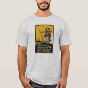 Camiseta El "Poilu" de WWI - promulgando de nuevo