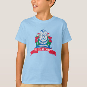 Camiseta El Polar Express Elfos en pie por tren