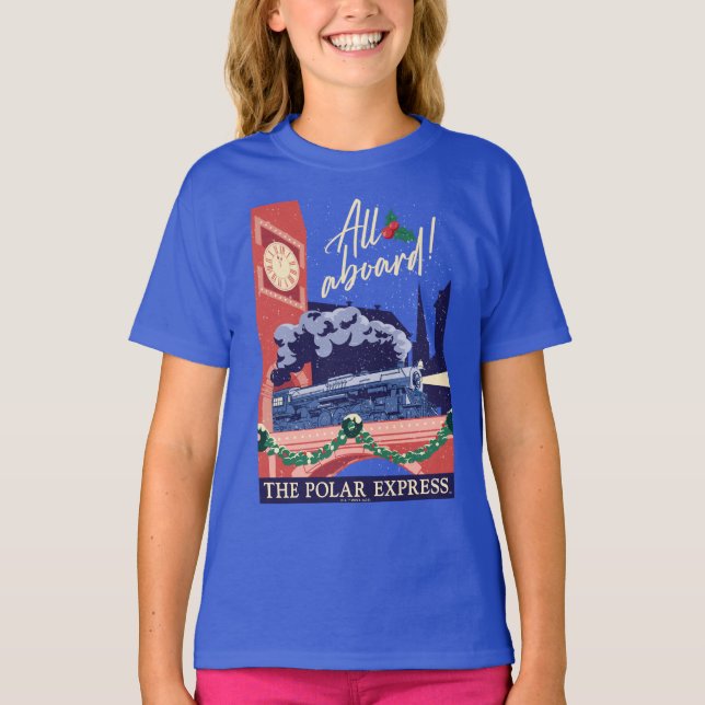 Camiseta El Polar Express - ¡Todos a bordo! (Anverso)