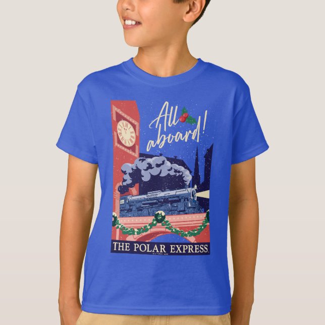 Camiseta El Polar Express - ¡Todos a bordo! (Anverso)