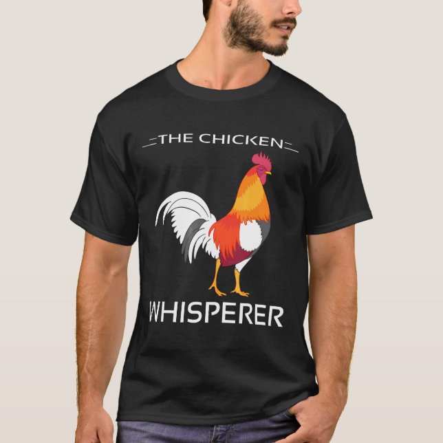 Camiseta El pollito susurrador de pollos (Anverso)