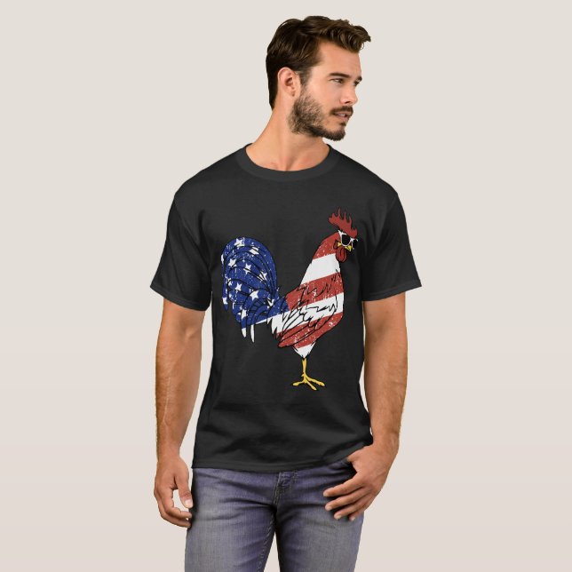 CAMISETA EL POLLO DE ESTADOS UNIDOS (Anverso completo)