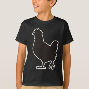 Camiseta el pollo es el nuevo negro