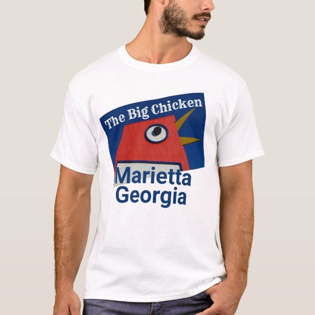 Camiseta El pollo grande - Marietta, Georgia (Anverso)