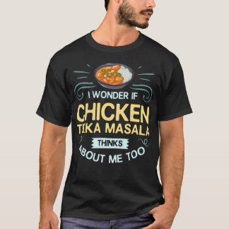 Camiseta El pollo Tikka Masala obsequia comida india