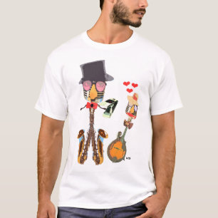 Camiseta El polluelo de la roca resuelve el rollo de Sr.