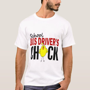 Camiseta El polluelo del conductor del autobús escolar