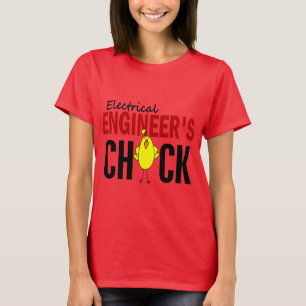 Camiseta El polluelo del ingeniero eléctrico