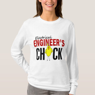 Camiseta El polluelo del ingeniero eléctrico