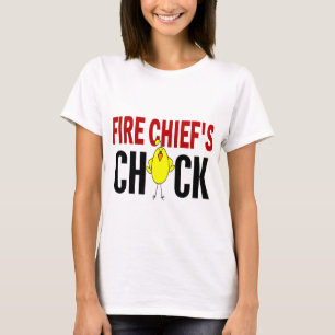 Camiseta El polluelo del jefe de bomberos