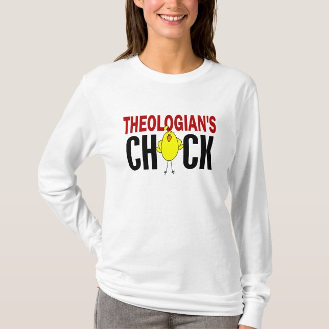 Camiseta El polluelo del teólogo (Anverso)