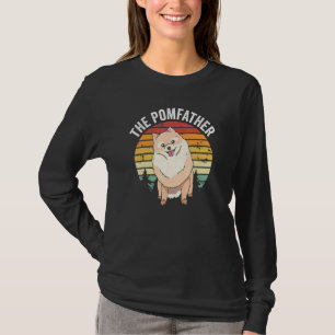 Camiseta El Pomfather Pomeranian Dad Pom Dueño De Perros Po