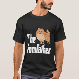 Camiseta El Pomfather Pomeranian Daddy Pom Dog Lover Pomsk