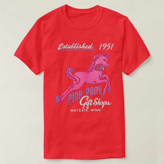 Camiseta El Pony Rosa (Diseño del anverso)