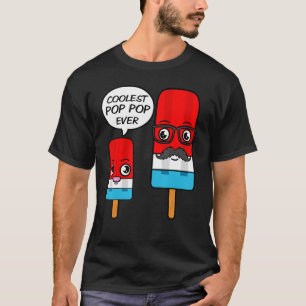 Camiseta El Pop más frío jamás abuelo Popsicle Ice Crea