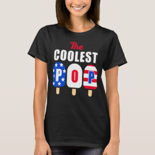 Camiseta El Pop más frío jamás Popsicle Fun Ice Cream Ameri