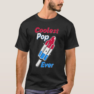 Camiseta El Pop más frío jamás Popsics Funny Retro Bomba