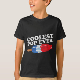 Camiseta El Pop más frío jamás Popsics Funny Retro Bombas P