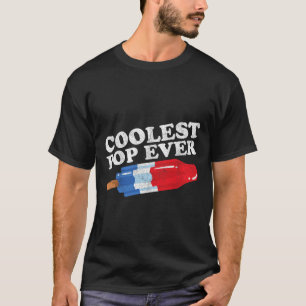 Camiseta El Pop más frío jamás Popsics Funny Retro Bombas P