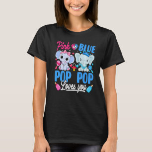 Camiseta El Pop Rosa O Azul Te Ama El Elefante De Género