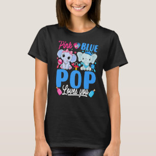 Camiseta El Pop Rosa O Azul Te Ama El Elefante Revelador De